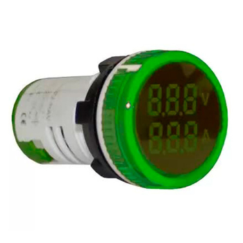 Индикатор значения напряжения и тока AD22-RAV зеленый Энергия - Электрика, НВА - Устройства управления и сигнализации - Сигнальная аппаратура - Магазин электрооборудования Проф-Электрик
